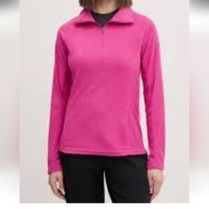Columbia Women's Fuchsia Quarter-Zip Turtleneck Pullover SZ XXL